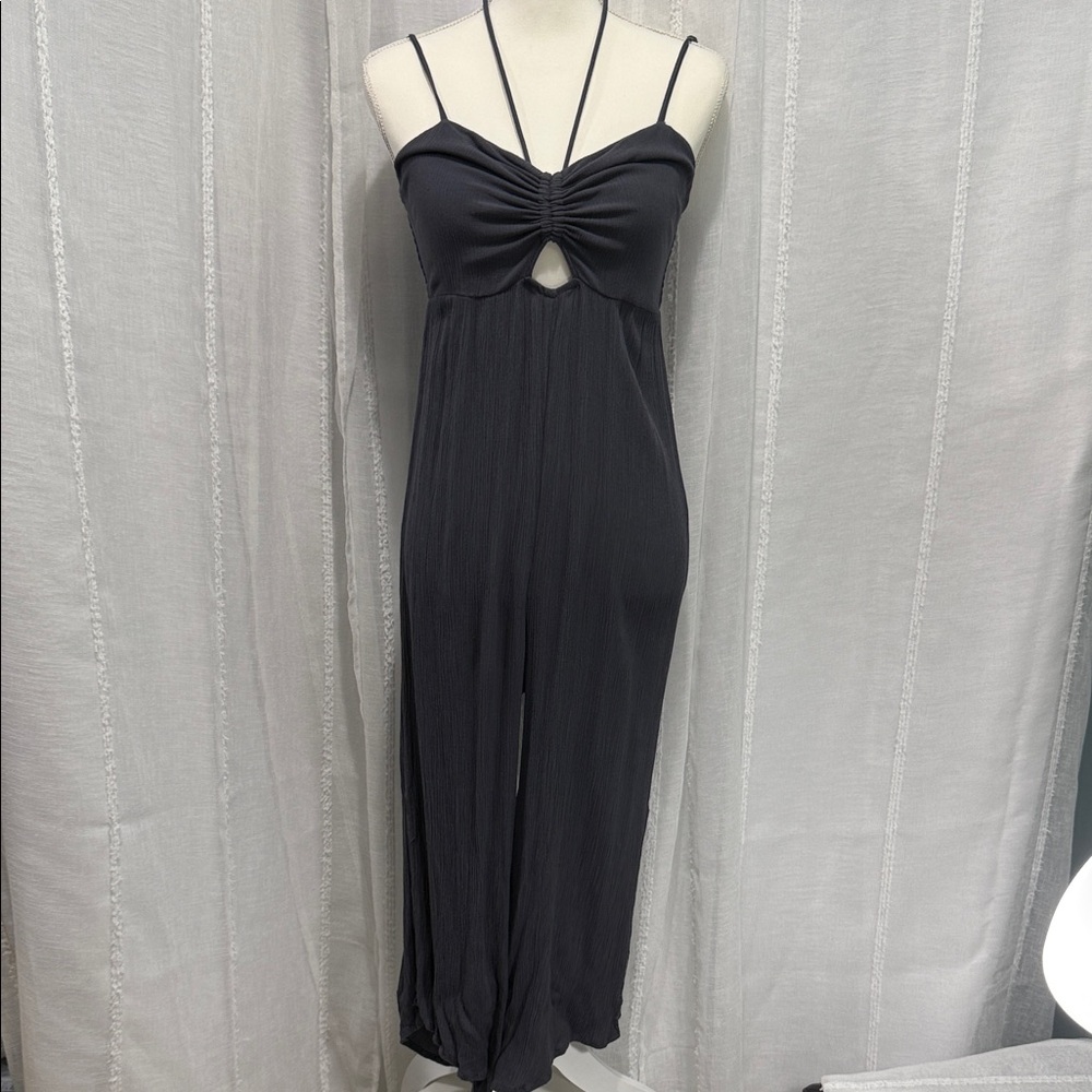 O’Neil medium Black Strappy Cutout romper